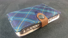 Load image into Gallery viewer, Vintage Silk Tartan Ware Scottish Tartanware Needlecase Needle Case Holder 1920's Scotland