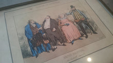 Load image into Gallery viewer, Antique French Theatre Du Vaudeville Lithograph Print 1831  in Antique Wooden Frame