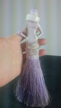 Load image into Gallery viewer, Vintage Ceramic Flapper Lady Half Doll Butler's Crumb Brush 1920's Art Deco