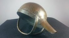 Load image into Gallery viewer, Antique Georgian Hand Forged Brass Metal Fireplace Pot Kettle Primitive Early 1800's Primitive Unusual and Rare