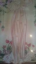 Load image into Gallery viewer, Antique Arts and Crafts Art Nouveau Lady Portrait Embroidery on Silk in Original Frame Hand Embroidered and Art Painting  Late 1800's
