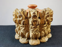Load image into Gallery viewer, Antique Clay Art Pottery Dogs Figural Tobacco Jar Rare Hand Made Original