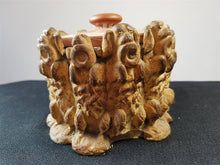 Load image into Gallery viewer, Antique Clay Art Pottery Dogs Figural Tobacco Jar Rare Hand Made Original