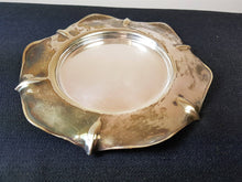 Load image into Gallery viewer, Antique Silver Plated Pillar Candle Tray Holder or Jewelry or Coin Dish