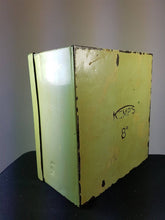 Load image into Gallery viewer, Vintage Tin Kemps Biscuits Box Green Original Art Deco 1930's Rare