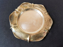 Load image into Gallery viewer, Antique Silver Plated Pillar Candle Tray Holder or Jewelry or Coin Dish