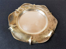 Load image into Gallery viewer, Antique Silver Plated Pillar Candle Tray Holder or Jewelry or Coin Dish