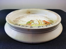 Load image into Gallery viewer, Antique Little Red Riding Hood Baby Plate Bowl  Late 1800's - Early 1900's Original Nursery Ware England English Ceramic Porcelain Victorian