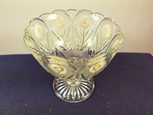 Load image into Gallery viewer, Vintage Pressed Glass Daisy Flower Candy Dish Bowl 1930's Lead Crystal
