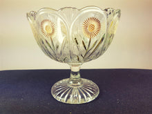 Load image into Gallery viewer, Vintage Pressed Glass Daisy Flower Candy Dish Bowl 1930's Lead Crystal