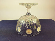 Load image into Gallery viewer, Vintage Pressed Glass Daisy Flower Candy Dish Bowl 1930's Lead Crystal