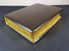 Load image into Gallery viewer, Antique Wooden Book Shaped Secret Opening Puzzle Safe Storage Box for Money Jewelry or Valuables Hidden Opening Early 1900's