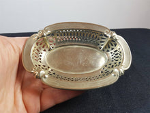 Load image into Gallery viewer, Antique Silver Plated Bon Bon Candy Dish Silver Plate Late 1800's - Early 1900's