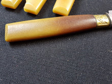 Load image into Gallery viewer, Antique Arts and Crafts Art Deco Dinner Knives Knife Cutlery Set of 7 Early 1900's