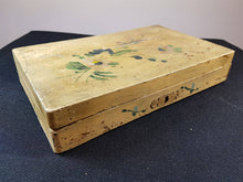 Load image into Gallery viewer, Vintage Hand Painted Wooden Trinket or Jewelry Box 1920's - 1930's