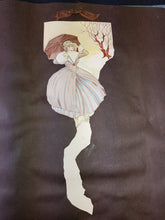 Load image into Gallery viewer, Antique Scrapbook with Victorian Edwardian and Art Deco Paper Scraps Images Early 1900's Scrap Book Original 32 Pages Scrap Book Album
