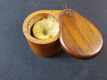 Load image into Gallery viewer, Antique Wooden Furniture Wax Polish in Treen Wood Slide Box