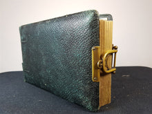 Load image into Gallery viewer, Antique Leather and Brass Photograph Picture Album with Black and White Photos 24 Pages and 36 Pictures Early 1900's - 1930's Photography