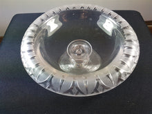 Load image into Gallery viewer, Antique Victorian Glass Bowl Clear Cut Crystal Glass Compote Bowl on Pedestal 1800's Original