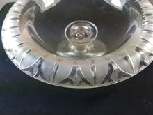 Load image into Gallery viewer, Antique Victorian Glass Bowl Clear Cut Crystal Glass Compote Bowl on Pedestal 1800's Original