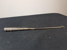 Load image into Gallery viewer, Antique Sterling Silver Shoe Button Hook Victorian 1800's Buttonhook
