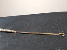 Load image into Gallery viewer, Antique Sterling Silver Shoe Button Hook Victorian 1800's Buttonhook