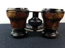 Load image into Gallery viewer, Antique Opera Glasses Binoculars Brown Leather and Metal Early 1900's Edwardian