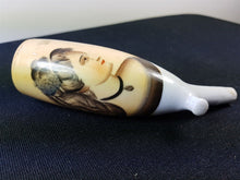Load image into Gallery viewer, Antique German Pipe Bowl Porcelain with Hand Painted Lady 1800's Victorian