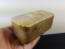 Load image into Gallery viewer, Antique Jewelry Presentation Box with Push Button Opening for Watch Necklace Bracelet or Brooch Late 1800's - Early 1900's