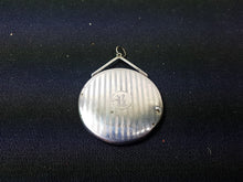 Load image into Gallery viewer, Antique Sterling Silver Ladies Lipstick Mirror Necklace Pendant Hallmarked 1923 Birmingham England Art Deco Original