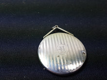 Load image into Gallery viewer, Antique Sterling Silver Ladies Lipstick Mirror Necklace Pendant Hallmarked 1923 Birmingham England Art Deco Original