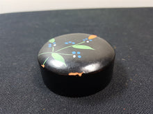 Load image into Gallery viewer, Antique Paperweight Hand Painted with Flowers Ceramic Pottery Victorian Late 1800's Original