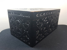 Load image into Gallery viewer, Antique Jewelry or Trinket Box Hand Carved Wood Wooden Victorian 1800's Original