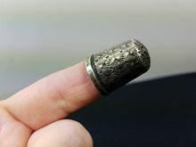 Load image into Gallery viewer, Antique Sterling Silver Thimble Sewing Supplies Tools 1800's Victorian Original