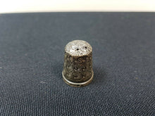 Load image into Gallery viewer, Antique Sterling Silver Thimble Sewing Supplies Tools 1800's Victorian Original