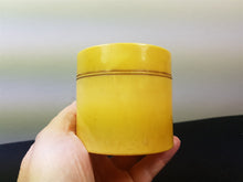Load image into Gallery viewer, Antique Celluloid Baby Box Storage Jar for Supplies Cotton Balls Cotton Buds Pacifiers Etc.