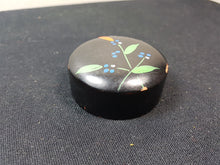 Load image into Gallery viewer, Antique Paperweight Hand Painted with Flowers Ceramic Pottery Victorian Late 1800's Original