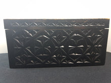 Load image into Gallery viewer, Antique Jewelry or Trinket Box Hand Carved Wood Wooden Victorian 1800's Original