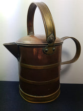 Load image into Gallery viewer, Antique Pitcher Brass and Copper Metal 1800's Victorian Original