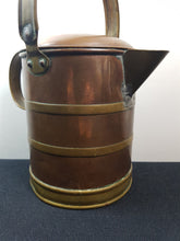 Load image into Gallery viewer, Antique Pitcher Brass and Copper Metal 1800's Victorian Original