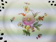 Load image into Gallery viewer, Antique Gebetzlich Geschutz Serving Plate with Painted Flowers Ceramic Pottery Austria Austrian Victorian