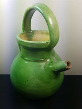 Load image into Gallery viewer, Antique Jug Pitcher Ceramic Pottery Victorian Hand Made Clay Art Pottery Medium 8 Inches Tall Country Rustic