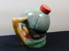 Load image into Gallery viewer, Vintage Charles Dickens Mr Winkle Decanter Bottle with Cork Stopper Top Ceramic Pottery Hand Painted