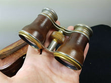 Load image into Gallery viewer, Antique Opera Glasses or Binoculars in Original Leather Case Late 1800's - Early 1900's