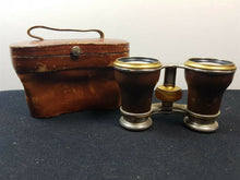 Load image into Gallery viewer, Antique Opera Glasses or Binoculars in Original Leather Case Late 1800's - Early 1900's