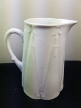 Load image into Gallery viewer, Antique Victorian Pitcher Jug with Lady Portrait Late 1800's Original Ceramic Bisque Porcelain