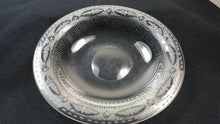 Load image into Gallery viewer, Antique Clear Etched Glass Bowl Late Georgian Early Victorian 1800's Original
