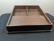 Load image into Gallery viewer, Antique Letter Rack Holder Desk Top Wooden Wood Writing Slope Storage Box