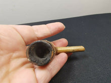 Load image into Gallery viewer, Antique Smoking Pipe Meerschaum Clay Scottish For Auld Lang Syne New Years Handshake 1800's Victorian Original