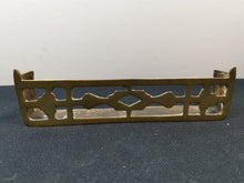 Load image into Gallery viewer, Antique Brass Miniature Doll House Fireplace Fire Place Fender Surround Victorian Salesman Sampler Sample Late 1800's Original  Solid Brass